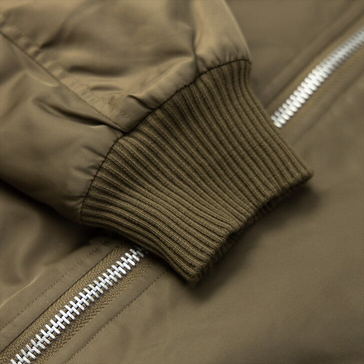 MA-1 メンズ ナイロン ヘビーツイル 裏キルティング 中綿 ミリタリージャケット フライトジャケット 4Color